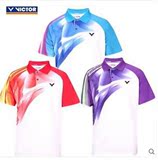 新款正品胜利Victor威克多羽毛球服5007 5107针织T恤男女同款短袖