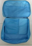 欧珀莱最新专柜赠品 蓝色旅行收纳包 手包 化妆包