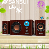 Sansui/山水 GS-6000(35A)台式 电脑音响低音炮笔记本蓝牙音箱usb