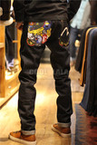 四冠美正品 EVISU男款动物园小M牛仔裤2010系列 修身小直筒