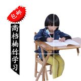 宜家简易儿童学习桌椅套装竹折叠桌 写字桌楠竹制小学生学习桌子