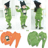 儿童套装春秋婴儿装童装卫衣男童女童宝宝运动运动minizone