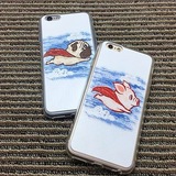 巴哥超人苹果6S外壳iPhone6plus手机壳可爱小猪5s防摔硅胶全包软