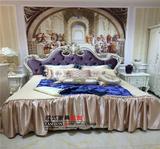 特价欧式床双人床实木床1.8米真皮奢华橡木床1.5米新古典卧室家具