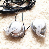 特价 挂耳式耳机双孔单孔笔记本电脑手机MP3通用音乐耳麦2M线