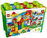 正品LEGO 乐高积木 得宝 10580 豪华乐趣盒桶装 L10580 拼装玩具