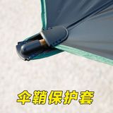 垂钓渔具用品 2.2米2.4米双层防雨钓鱼伞 超大不锈钢双弯遮阳钓伞