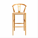 脚椅高靠背椅酒吧椅家用吧台椅子凳子木实木吧椅吧凳前台椅木质高