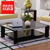 【有现货】顾家 现代简约钢化玻璃茶几 客厅家具茶桌 KUKA186D