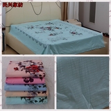 老式传统上海国民床单丝光加厚纯棉全棉活性被单直边学生宿舍单双