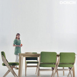 实木餐桌椅套装组合环保家具北欧现代风格日式桦木时尚饭桌1600