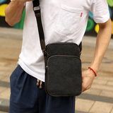 小包包 手机包 男士小包休闲帆布包 单肩包斜跨包 韩版潮男包挂包