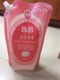 韩国B&B保宁 婴儿宝宝洗衣液1300ml 抗菌去污香草味不伤皮肤