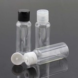 50毫升 ml 翻盖 蝴蝶结瓶 化妆水分装瓶 透明塑料硬身瓶