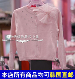 Roem Girls韩国代购2016春秋新款女童装儿童针织衫开衫中大童毛衣