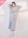 韩国Stylenanda正品直邮2016春装新款韩版太空棉休闲连衣裙打底裙