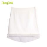 duoyi朵以春装正品新款都市优雅气质半身裙一步短裙女