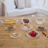 华莹 创意玻璃小碟子醋碟日式餐具 餐碟盘蘸酱盘