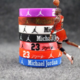 包邮NBA手环乔丹纪念版硅胶篮球腕带男运动篮球手圈 男女球迷腕带