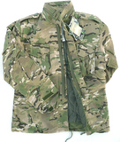 户外军迷CP迷彩M65风衣加厚保暖棉服战术军大衣外套男士款式冬装