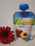 澳洲直邮现货 贝拉米Bellamy's 有机水蜜桃苹果水果泥 4月+ 90g