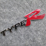 汽车金属车贴  个性英文字母TYPER 运动车贴 3D立体车标 汽车饰品
