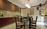 新中式实木水曲柳餐桌椅组合现代圆桌餐厅餐台饭桌样板房客厅家具