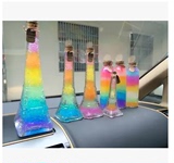 彩虹瓶瓶子许愿瓶漂流瓶星空星星瓶玻璃瓶木塞DIY创意全套材料包
