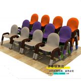 幼儿园金宝贝早教亲子园儿童幼儿豪华型塑料靠背椅子幼儿桌椅凳