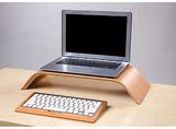 苹果iMac支架一体机iMac底座 木质笔记本收纳架 电脑显示器垫高架