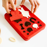 韩国line friends可爱巧克力DIY模具冰盒硅胶烘焙布朗熊可妮冰格