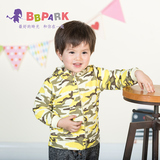 正品BB．Park贝贝帕克春秋季拉链衫原创设计儿童男卫衣BA531EE01