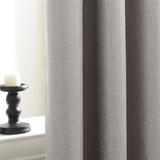 简约现代纯色窗帘布料全遮光 遮阳客厅卧室落地窗平面窗成品定制