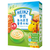 Heinz/亨氏 鱼肉蔬菜营养米粉 6-36个月 225g/盒