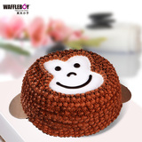 【淘淘猴】窝夫小子蛋糕巧克力奶油儿童生日蛋糕卡通蛋糕北京上海