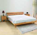 2016新款日式宜家1.5/1.8米实木床简约现代双人床白橡木卧室家具