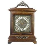 欧式实木简约仿古座钟 时尚创意客厅卧室钟表 复古古典坐钟台钟