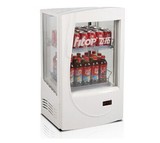 饮料冷藏展示柜商用冷热两用饮料加热柜前后开门四面玻璃SCT-80