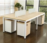 合肥办公家具 时尚简约现代组合屏风隔断桌 职员桌双人办公桌椅
