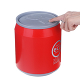 创意桌面垃圾桶可爱易拉罐有盖垃圾筒家用按压式果皮收纳桶塑料桶