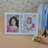 LOVE照片框儿童像框相框新品特价包邮双框7寸组合连体摆台