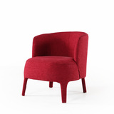 新品北欧单人沙发椅阳台布艺休闲椅创意时尚现代简约懒人sofa椅子