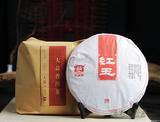 大益 普洱茶1401批 红玉 经典系列 2014年饼茶 熟茶 357g勐海茶厂