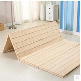 实木板床垫单双人简易折叠床架榻榻米硬板铺板松木平板床板