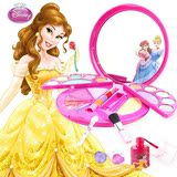 特惠包邮迪士尼公主儿童化妆品套装女孩彩妆盒女童安全过家家玩具