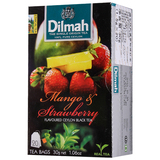【天猫超市】斯里兰卡进口迪尔玛芒果草莓味红茶30g/盒锡兰红茶