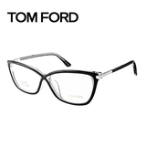 【送镜片】TomFord新款女款眼镜框架个性黑框大框板材圆腿TF5375
