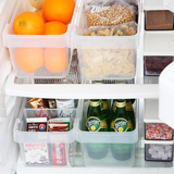 4个装 韩国进口冷藏收纳盒 冰箱整理盒 分隔盒 厨房食品收纳盒