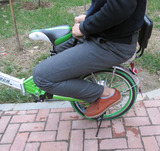 背后架加厚单车电动车后坐垫儿童座椅扶手把彩色自行车后座垫带靠