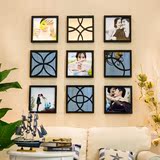 亚乐晶品韩式九宫格照片墙 相框墙创意组合挂墙 简约现代餐厅客厅